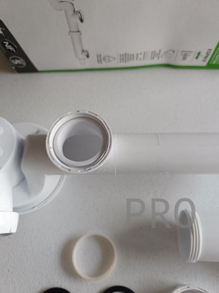 Sifón per lavandino a 2 vasche 30723640, bianco
