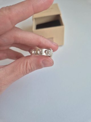 Anillo Plata y Larimar Fases Lunares Native Joyeri