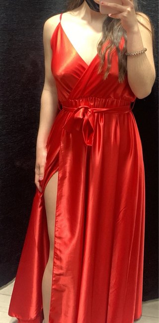 Vestido rojo Tic Tak graduacion