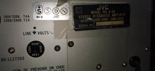 Amplificador JVC A-X4