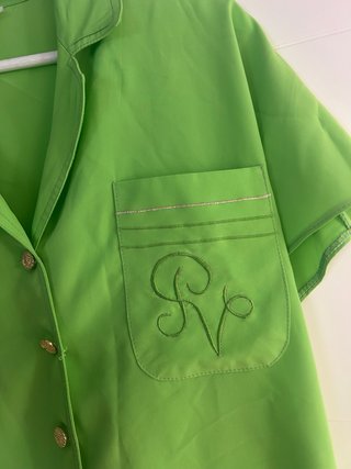 Blusa vintage italiana verde