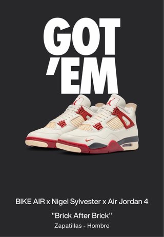 Air Jordan 4 Brick After Brick x Nigel Sylvester