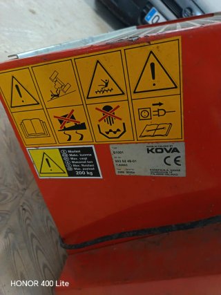 Plegadora Husqvarna Naranja