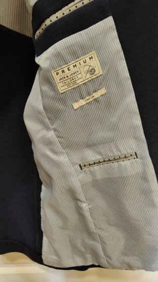 Americana Jack & Jones azul talla 48