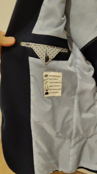Americana Jack & Jones azul talla 48