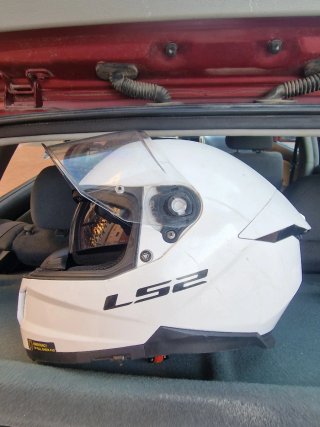 Casco Moto LS2 Blanco