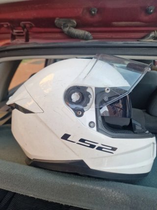 Casco Moto LS2 Blanco