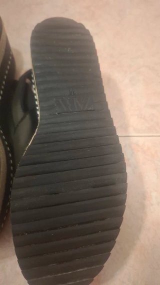 Sandalias Zara Plataforma Neopreno Talla 38