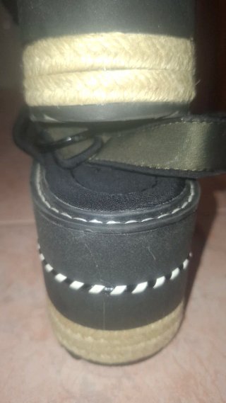 Sandalias Zara Plataforma Neopreno Talla 38