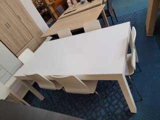 MESA IKEA BJURSTA Y 6 SILLAS