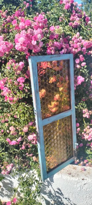 Ventana vintage decoración