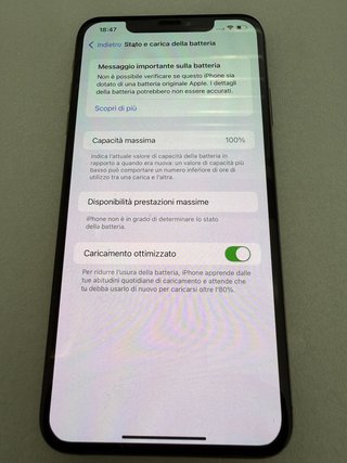 iPhone XS Max 256GB Oro Face ID OK iCloud Libero