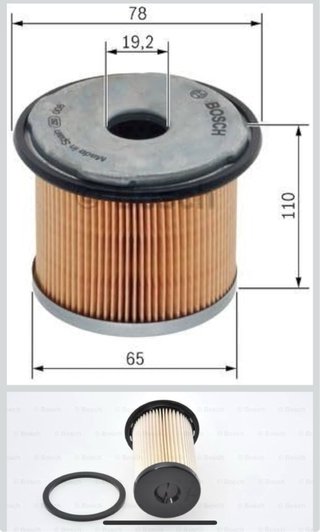 Filtro Gasoil Bosch N 2007 Ford Focus MK2 2007 1.8
