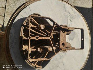 Asiento de moto antiguo