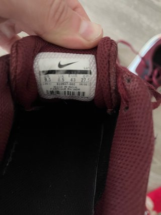 Deportivas Nike granate Talla 43