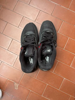 Nike Air Max Scarpe Uomo Nero Rosso