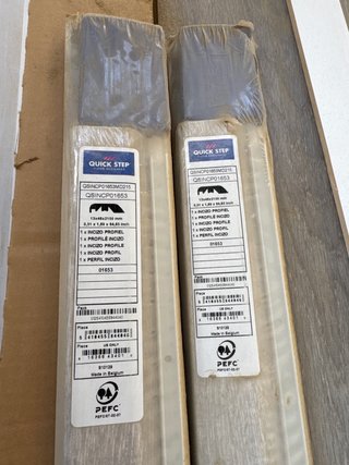 2 unidades dePerfil Incizo Quick Step 13x48x2150mm