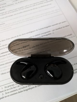Auriculares Bluetooth Inalámbricos Negros