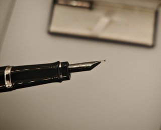 Penna Stilografica Waterman Expert Deluxe Nera M