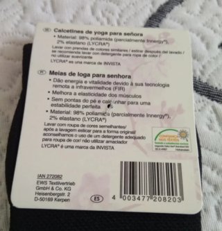 Calcetines de yoga Crivit talla única