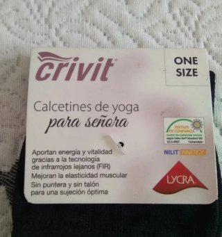 Calcetines de yoga Crivit talla única