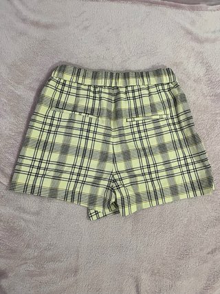 Falda pantalón cuadros Bershka Talla M