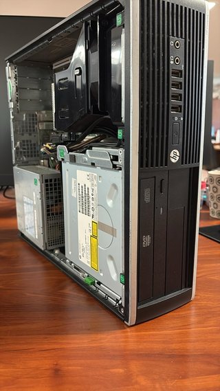 PC HP Compaq Negro/Plateado