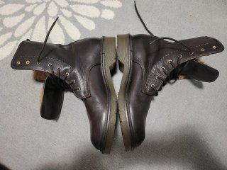 Stivali Max Mara Baker Pelle Marrone Made in Italy