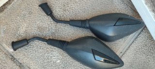 Retrovisores moto negros