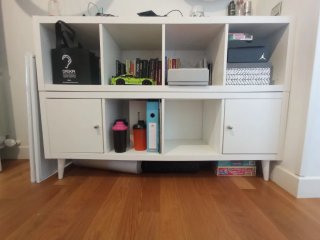 Estantería modular blanca