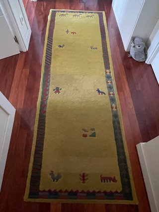 Tappeto da corridoio con design di animali