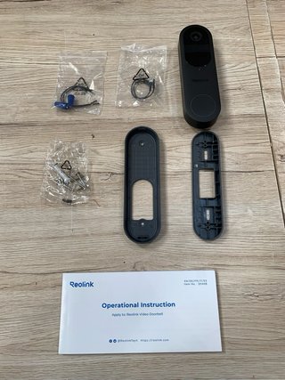 Timbre Exterior Inteligente Reolink 2K WiFi