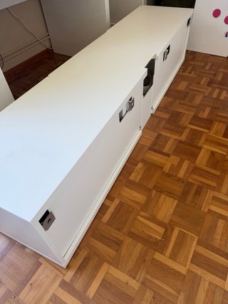 Mueble TV IKEA BESTÅ blanco