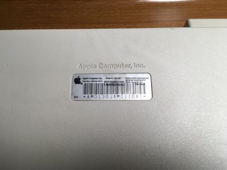 Tastiera Apple Macintosh Plus Platinum