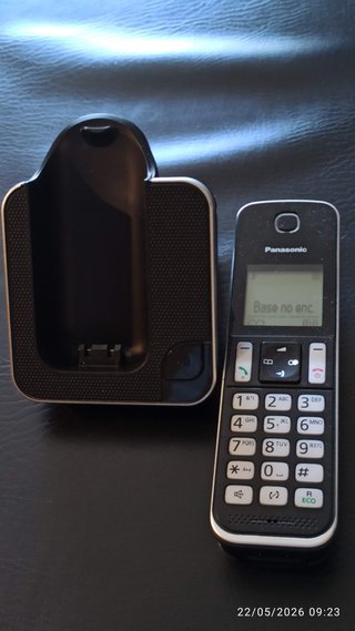 Teléfono Inalámbrico Panasonic Negro