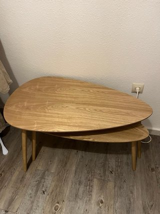 Pack 2 mesas de centro madera