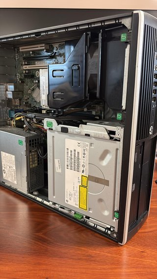 PC HP Compaq Torre Negro/Plata