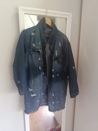 Chaqueta vaquera étnica bordada
