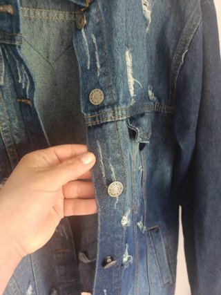 Chaqueta vaquera étnica bordada
