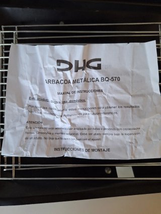 Mini barbacoa DHG BQ-570 metálica