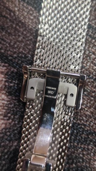 Correa IWC Milanesa 20mm Portofino Plata