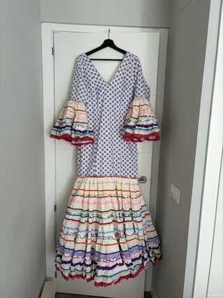 Traje de flamenca volantes