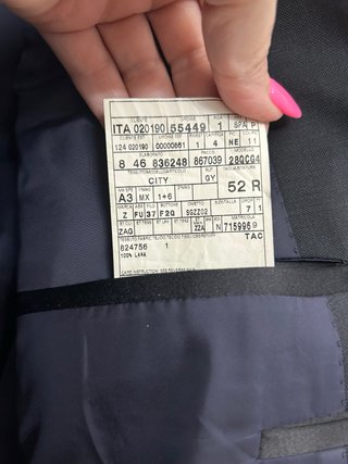 Traje Zegna Azul Caballero