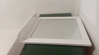 Espejo Tocador Blanco Madera y Cristal