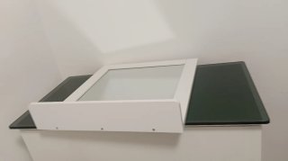Espejo Tocador Blanco Madera y Cristal
