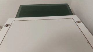 Espejo Tocador Blanco Madera y Cristal