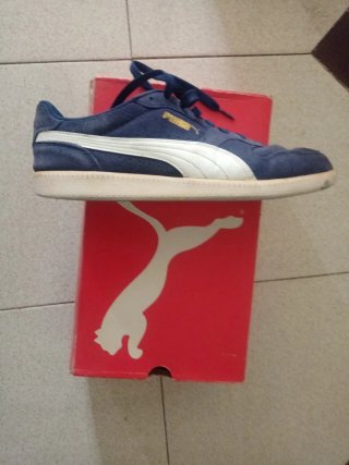 Zapatillas Puma Azul y Blanco