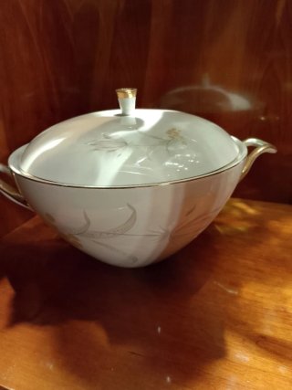 Vajilla Porcelana San Claudio Flores Rosas