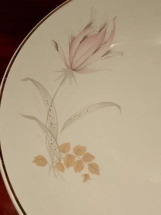 Vajilla Porcelana San Claudio Flores Rosas