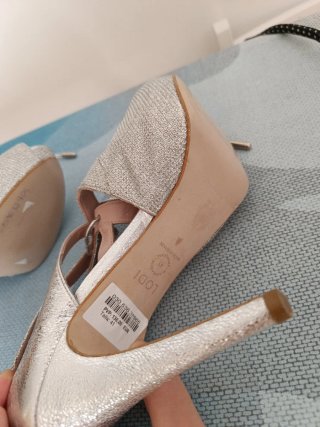 Zapatos plateados LODI talla 40/41